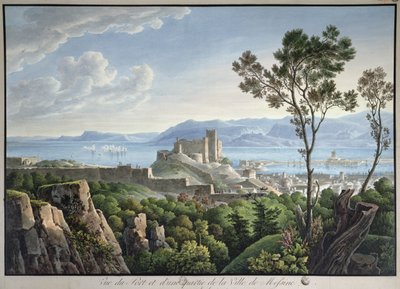 View of the Port of Messina, c.1900 by Louis Francois Cassas